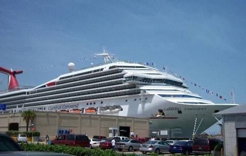 Cruise Ship in Galveston